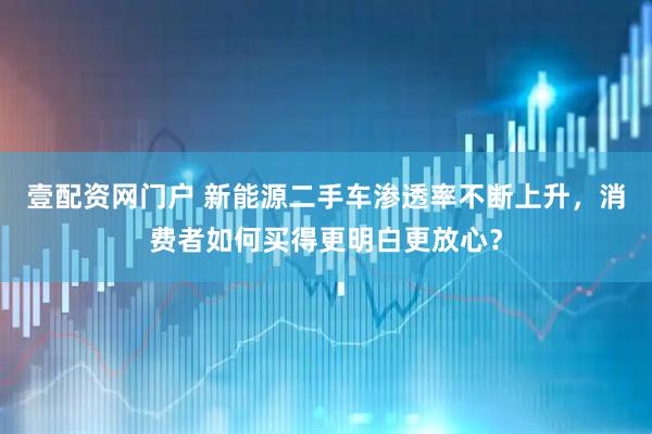 壹配资网门户 新能源二手车渗透率不断上升，消费者如何买得更明白更放心？